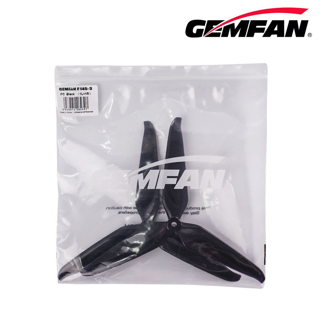 Gemfan 8145 8 吋三葉高原螺旋槳｜PC