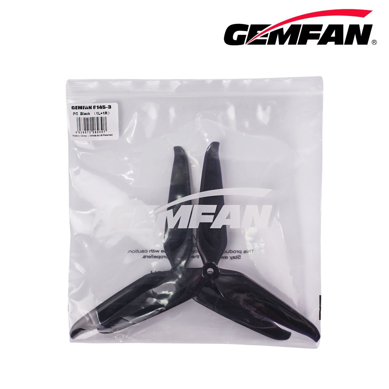 Gemfan 8145 8 吋三葉高原螺旋槳｜PC