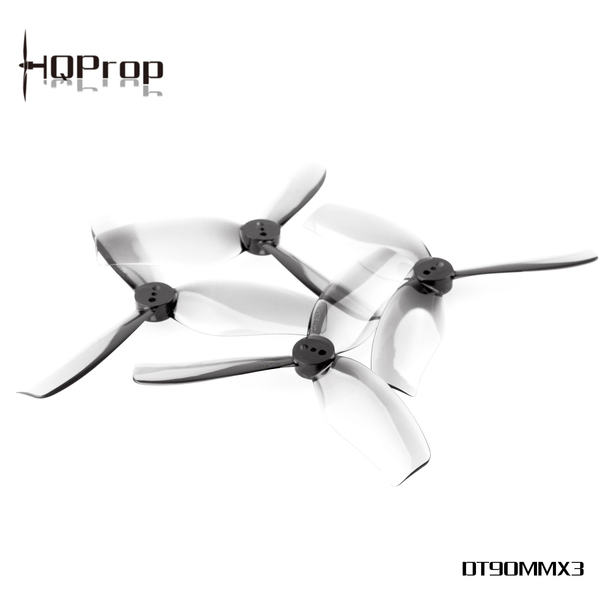 HQProp Duct-T90MMX3 for 涵道穿越機 （2 正＋2 反）-PC 聚碳酸酯｜FPV 螺旋槳
