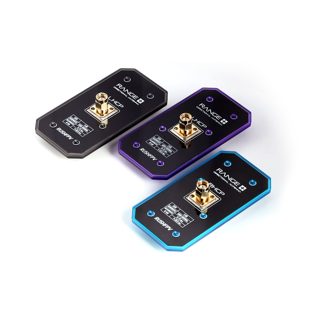 RUSHFPV RANGE PLUS 2X 彩色版｜5.8GHz 定向平板 FPV 天線