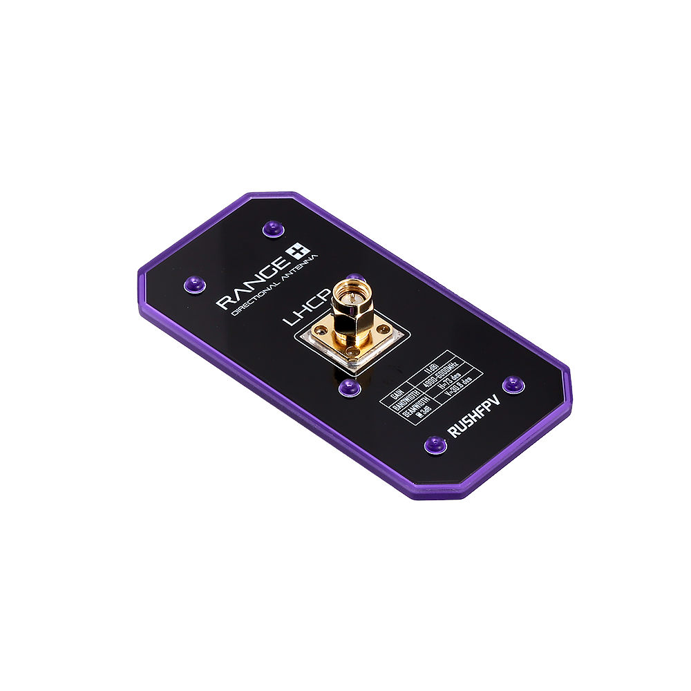 RUSHFPV RANGE PLUS 2X 彩色版｜5.8GHz 定向平板 FPV 天線