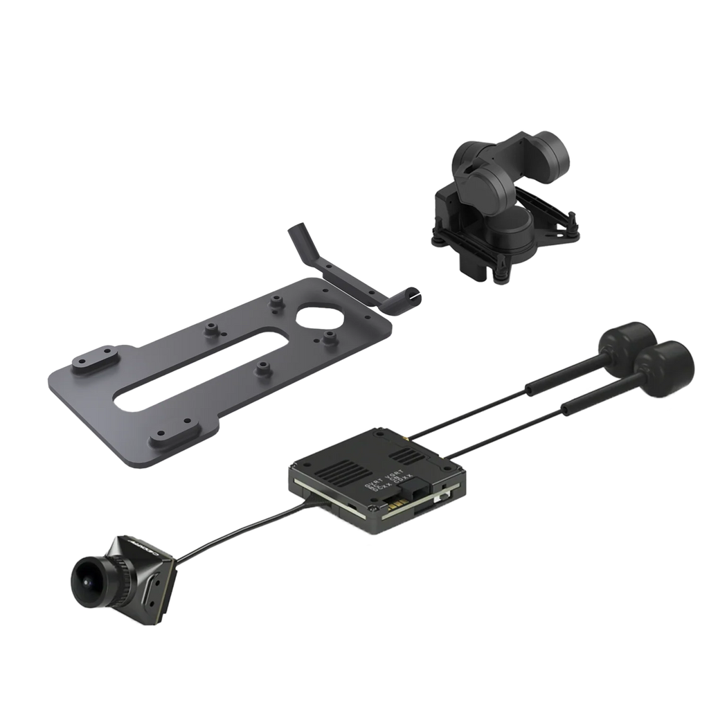 CaddxFPV Walksnail Pro 套裝 ＋ GM3 V2 與 3D 列印 GM3 固定座｜數位 FPV 圖傳套裝