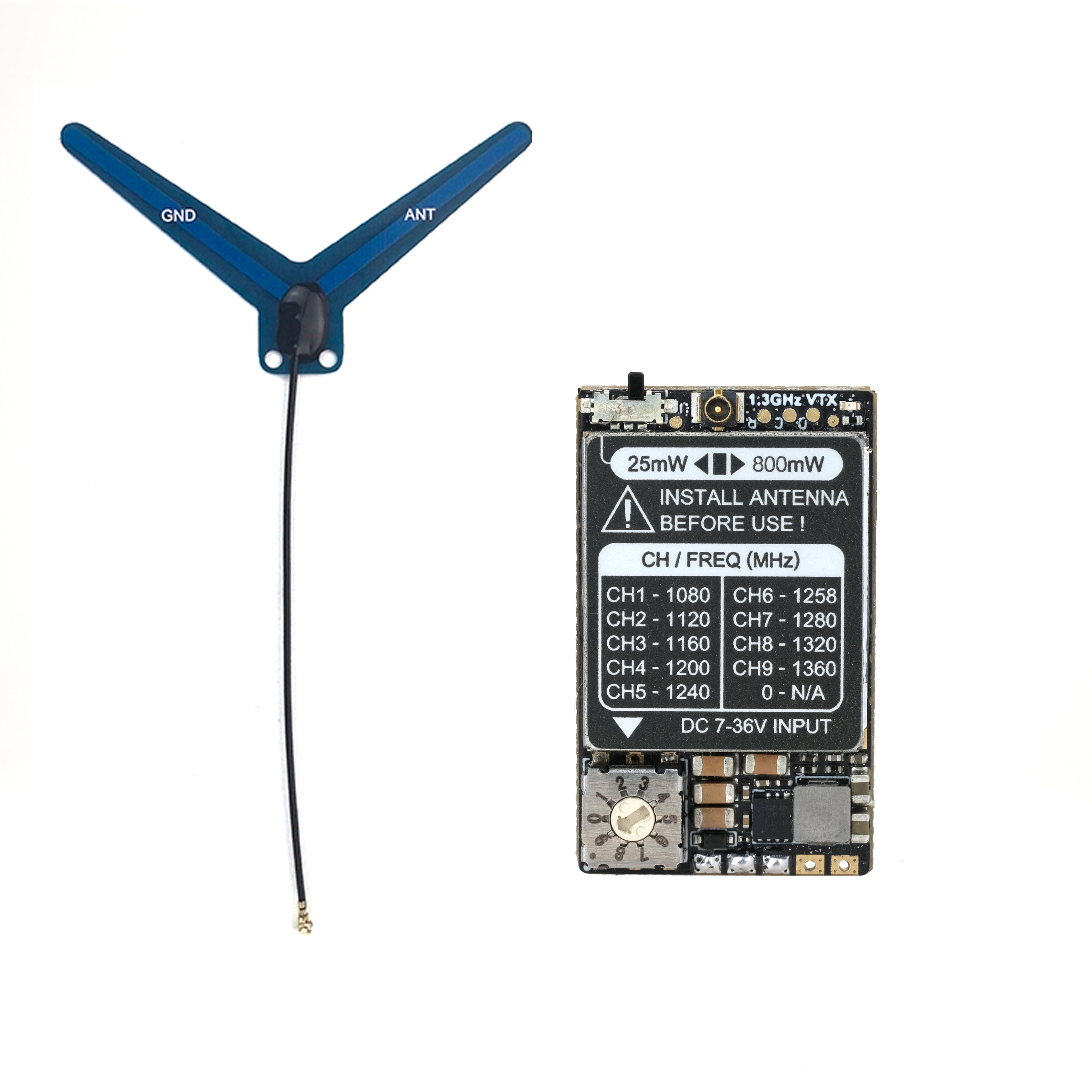 RUSHFPV 1.3GHz 800mW｜FPV 圖傳發射模組
