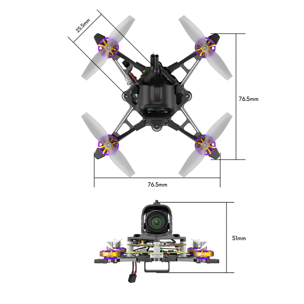 flywoo Firefly18 1S Nano Baby V3 O4 Wide Tiny Drone