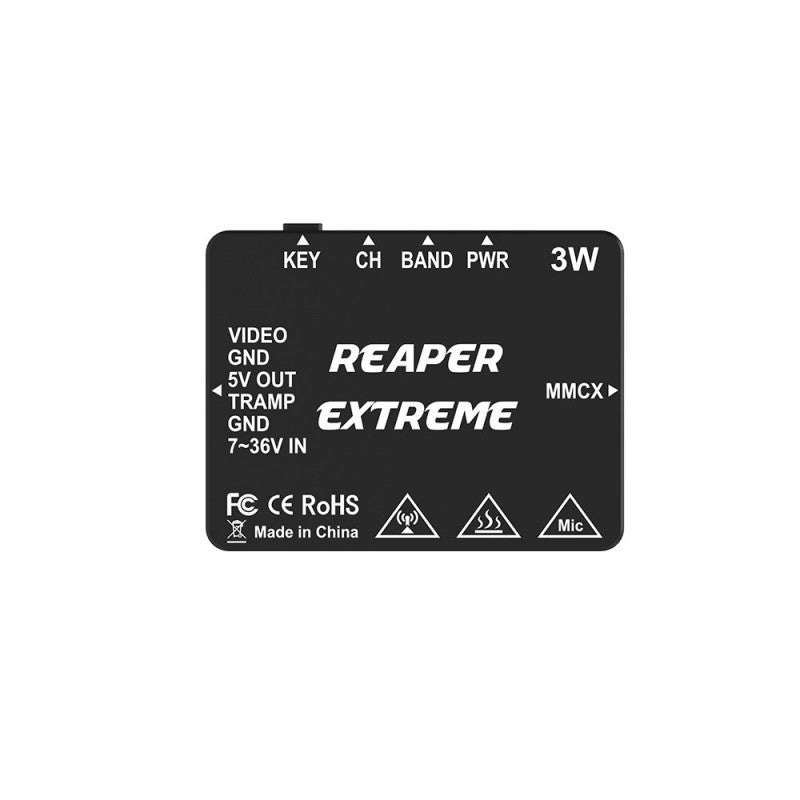 Foxeer 4.9~6G Reaper Extreme 3W 80CH VTx｜FPV 圖傳發射器