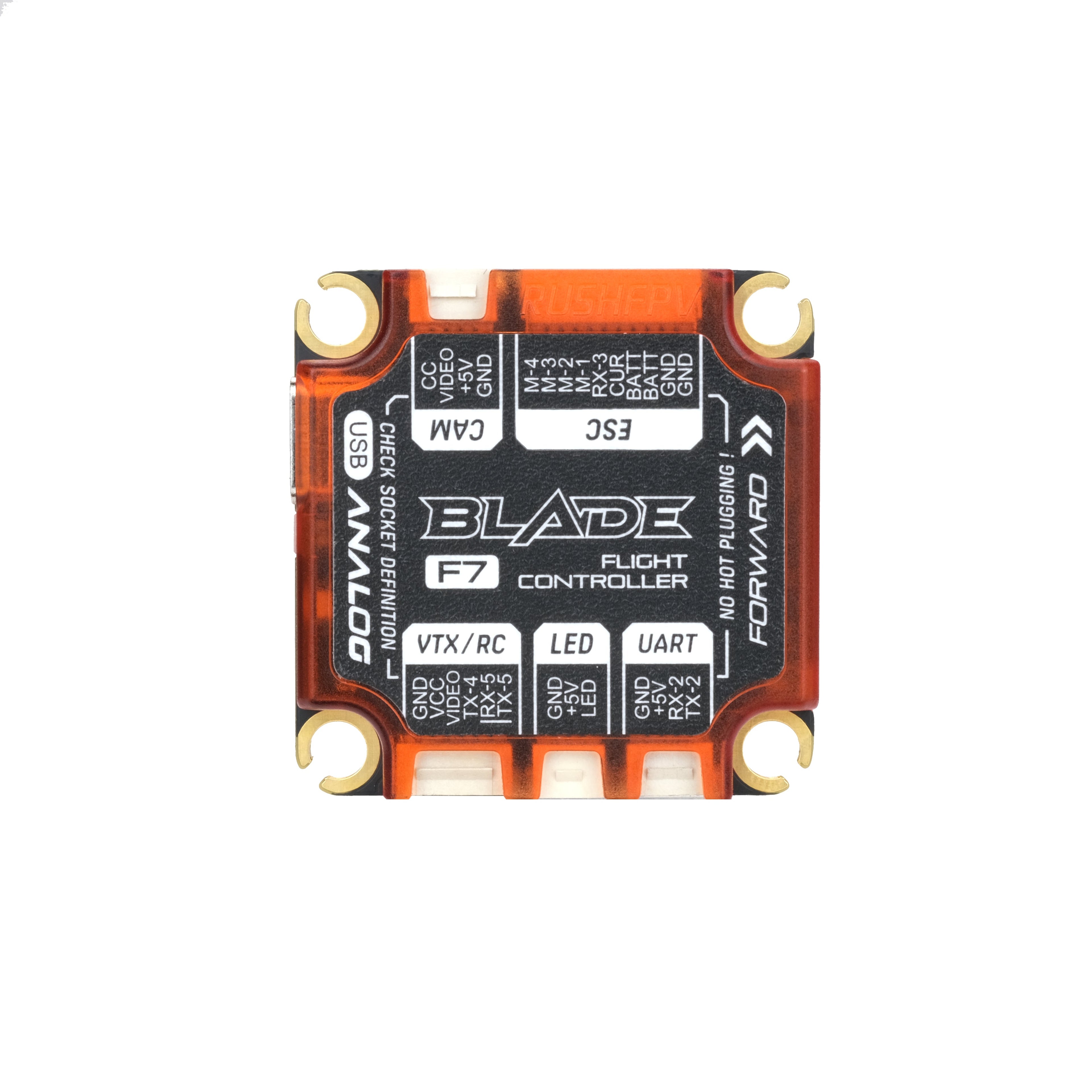RUSHFPV BLADE F722 V2＋60A Extreme 模擬版｜30×30 飛控電變飛塔