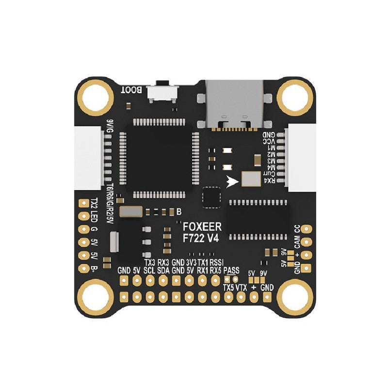 Foxeer F722 V4 Flight Controller X8 DJI Type-C｜穿越機飛行控制器