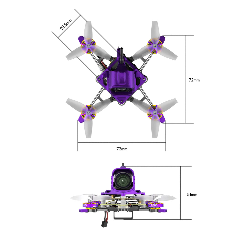 Flywoo 螢火蟲 Firefly 16 1S V3 O4 廣角鏡頭 迷你 穿越機