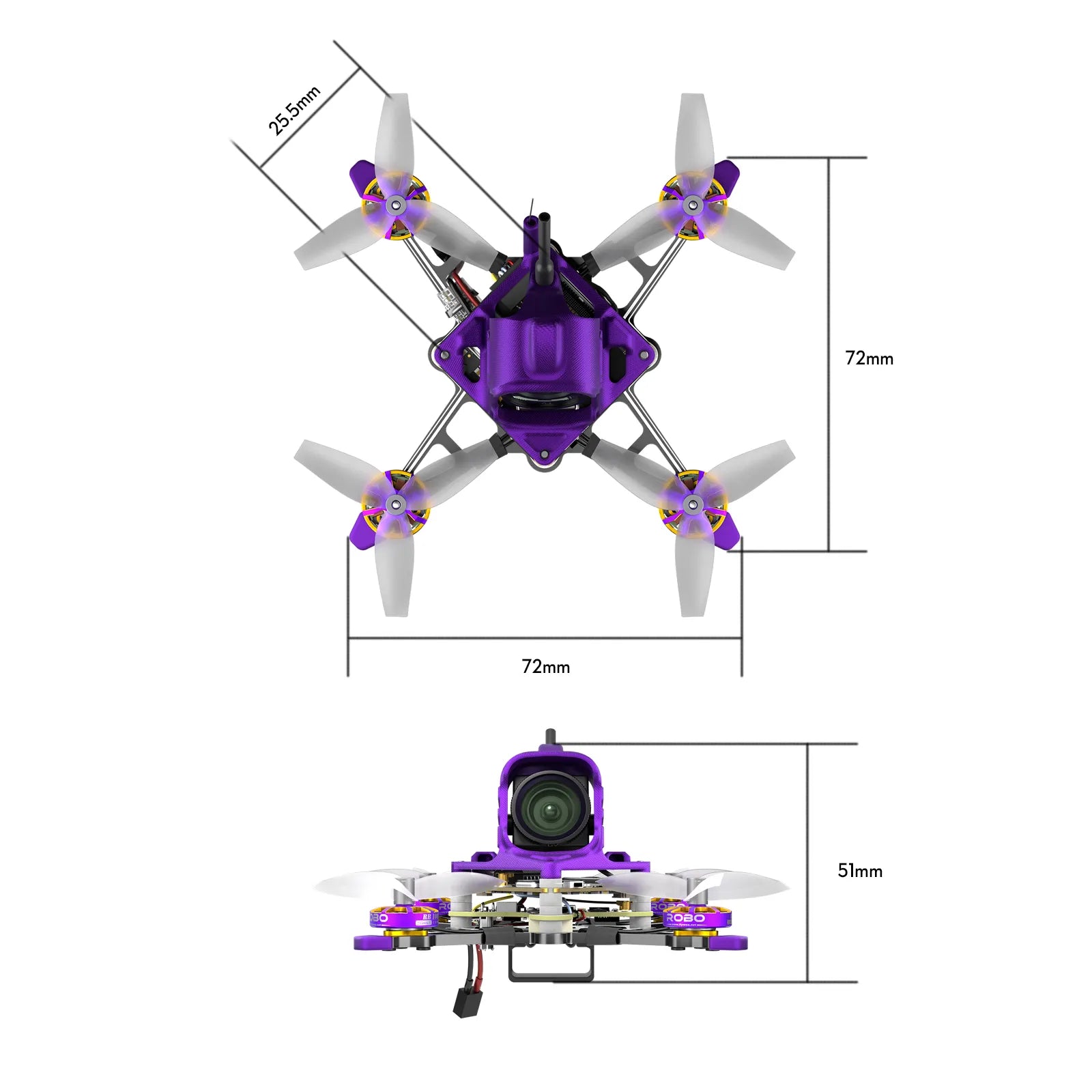 Flywoo 螢火蟲 Firefly 16 1S V3 O4 廣角鏡頭 迷你 穿越機