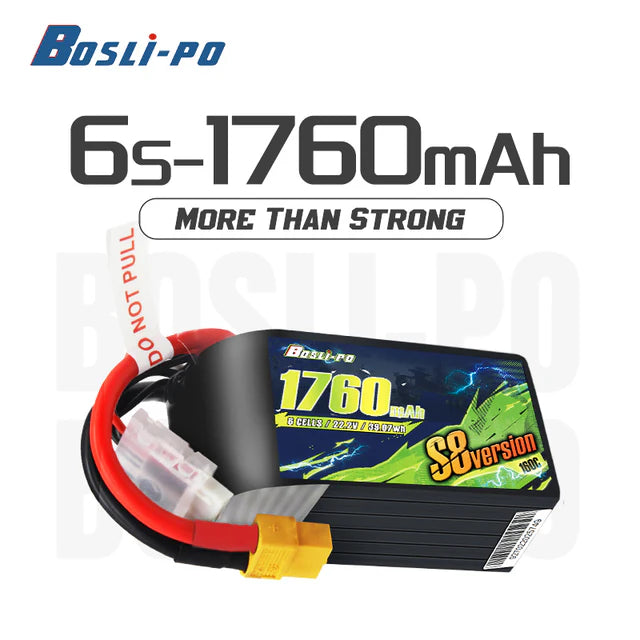 Boslipo S8 Version 1760mAh 160C 6S FPV Battery