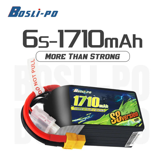 Boslipo S8 Version 1710mAh 160C 6S FPV Battery