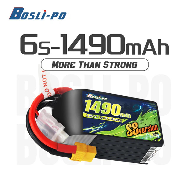 Boslipo S8 Version 1490mAh 160C 6S FPV Battery