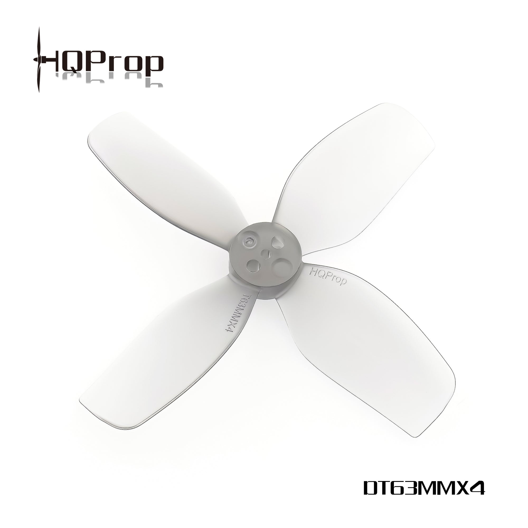HQProp DT63MMX4 淺灰色 （2 正＋2 反）-PC 聚碳酸酯｜FPV 螺旋槳
