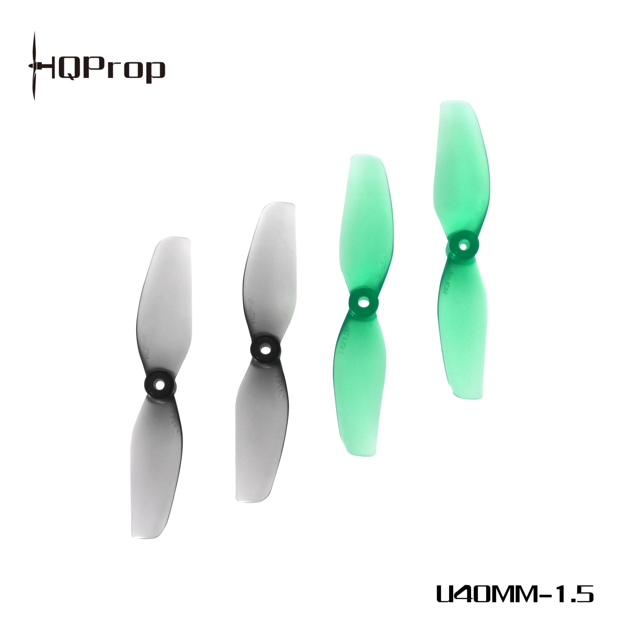HQProp 超輕量微型涵道螺旋槳 40MMX2(1.6X1.2) （2 正＋2 反）-PC-1.5MM 軸孔｜FPV 螺旋槳