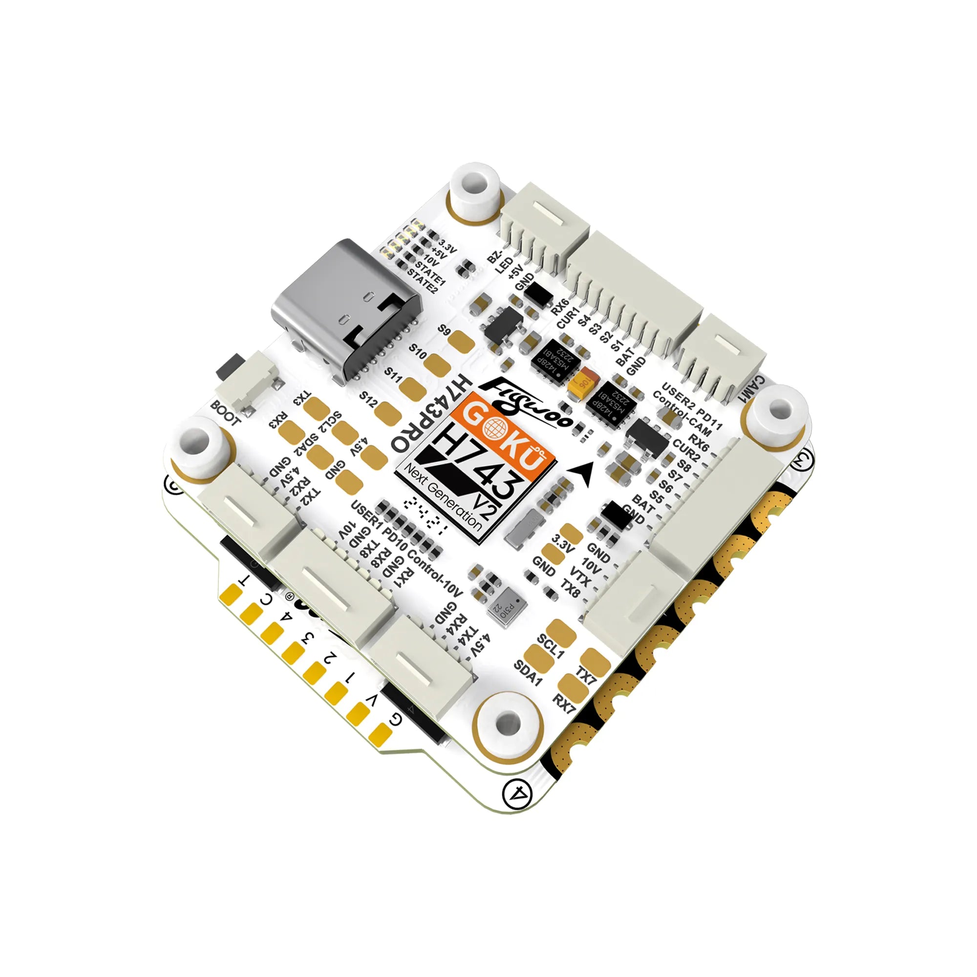 Flywoo 悟空GOKU H743 PRO 55A 32Bit 128K 穿越機飛塔