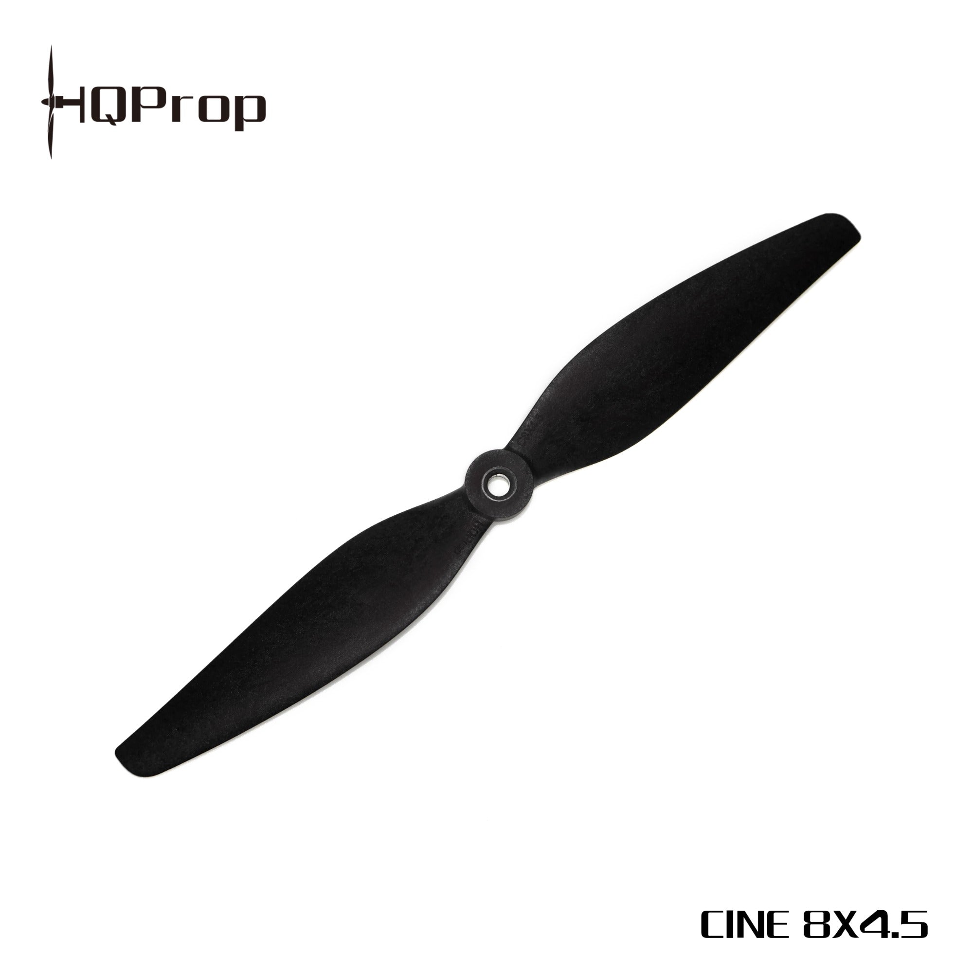 HQProp Cine8 (8X4.5) （2 正＋2 反） 黑色-玻纖強化尼龍｜FPV 螺旋槳