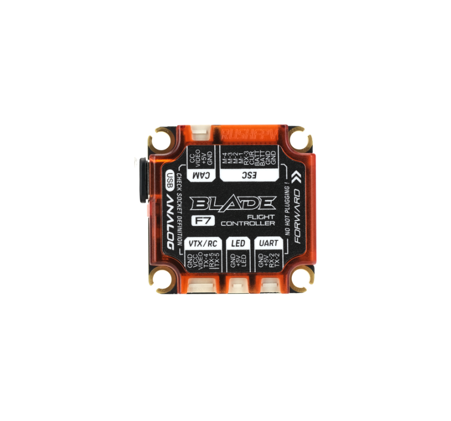 RUSHFPV BLADE F722 V2 30×30 模擬版｜飛行控制器