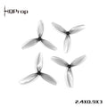 HQProp 2.4X0.9X3 灰色 （2 正＋2 反）-PC 聚碳酸酯-1MM 軸孔｜FPV 螺旋槳