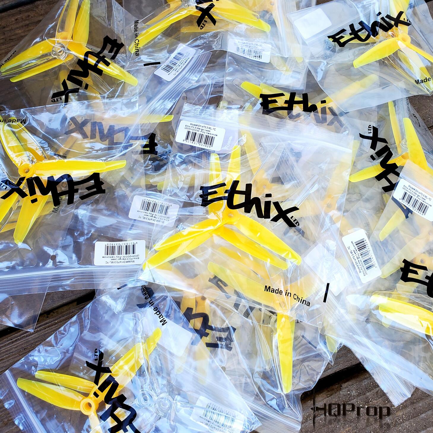 HQProp Ethix P3.3 Mango Lassi （2 正＋2 反）-PC 聚碳酸酯｜FPV 螺旋槳