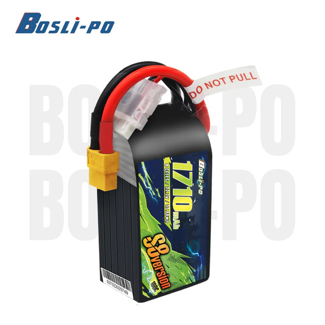 Boslipo S8 Version 1710mAh 160C 6S FPV Battery