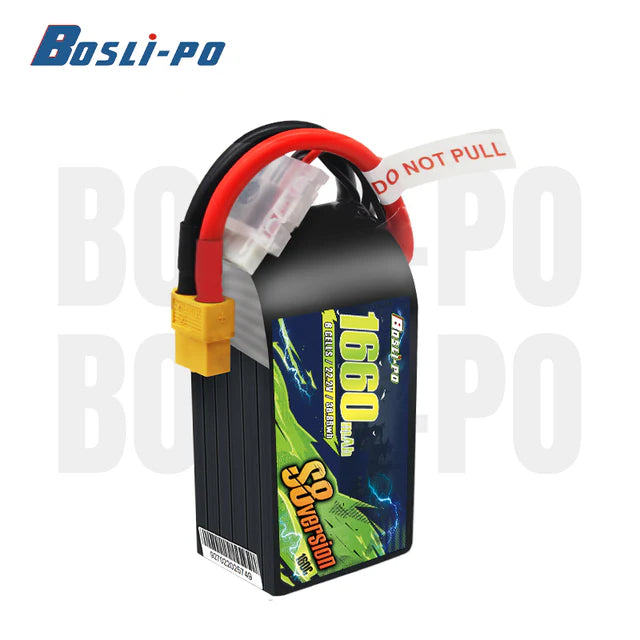 Boslipo S8 Version 1660mAh 160C 6S FPV Battery