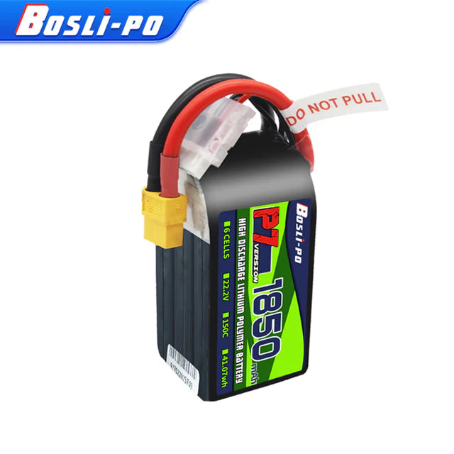 Boslipo P7 Version 1850mAh 150C 4/6S FPV Battery