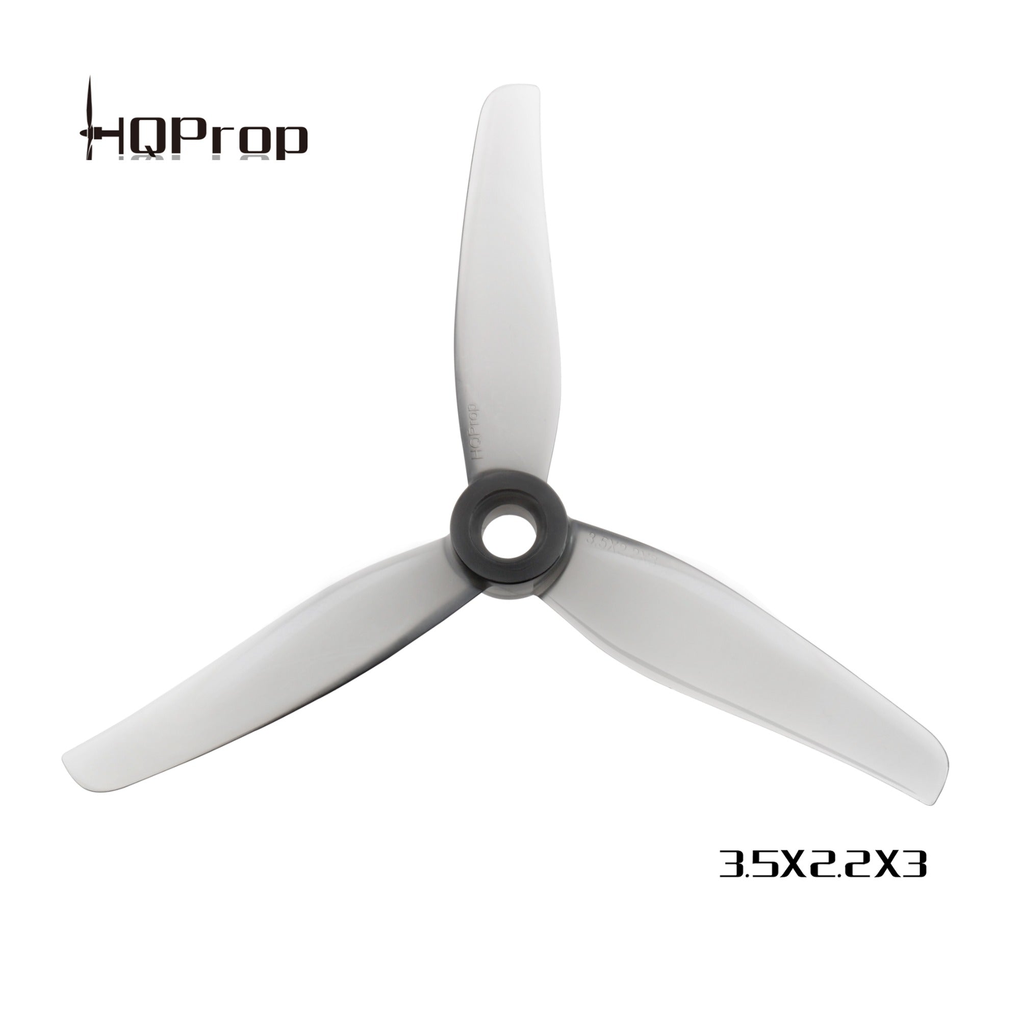 HQProp 3.5X2.2X3 灰色（2 正＋2 反）-PC 聚碳酸酯｜FPV 螺旋槳