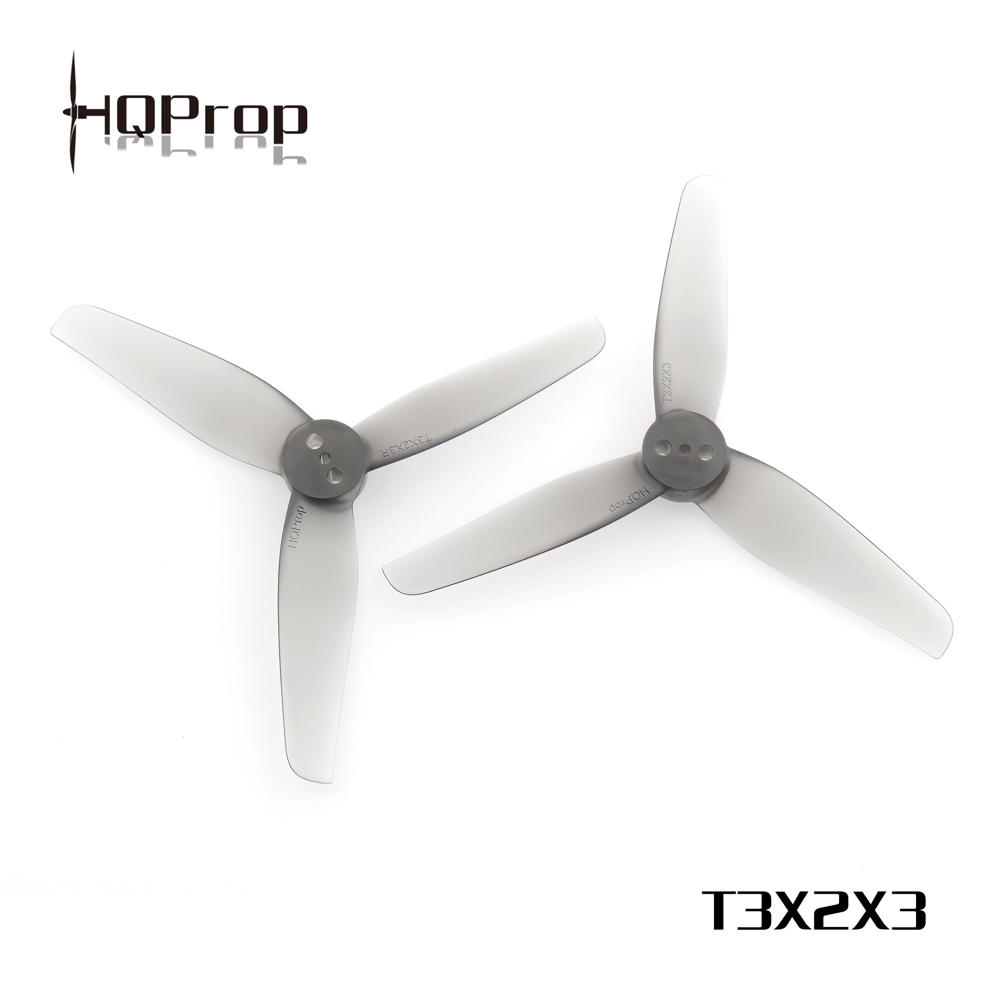 HQProp 耐用螺旋槳 T3X2X3 （2 正＋2 反）-PC 聚碳酸酯｜FPV 螺旋槳