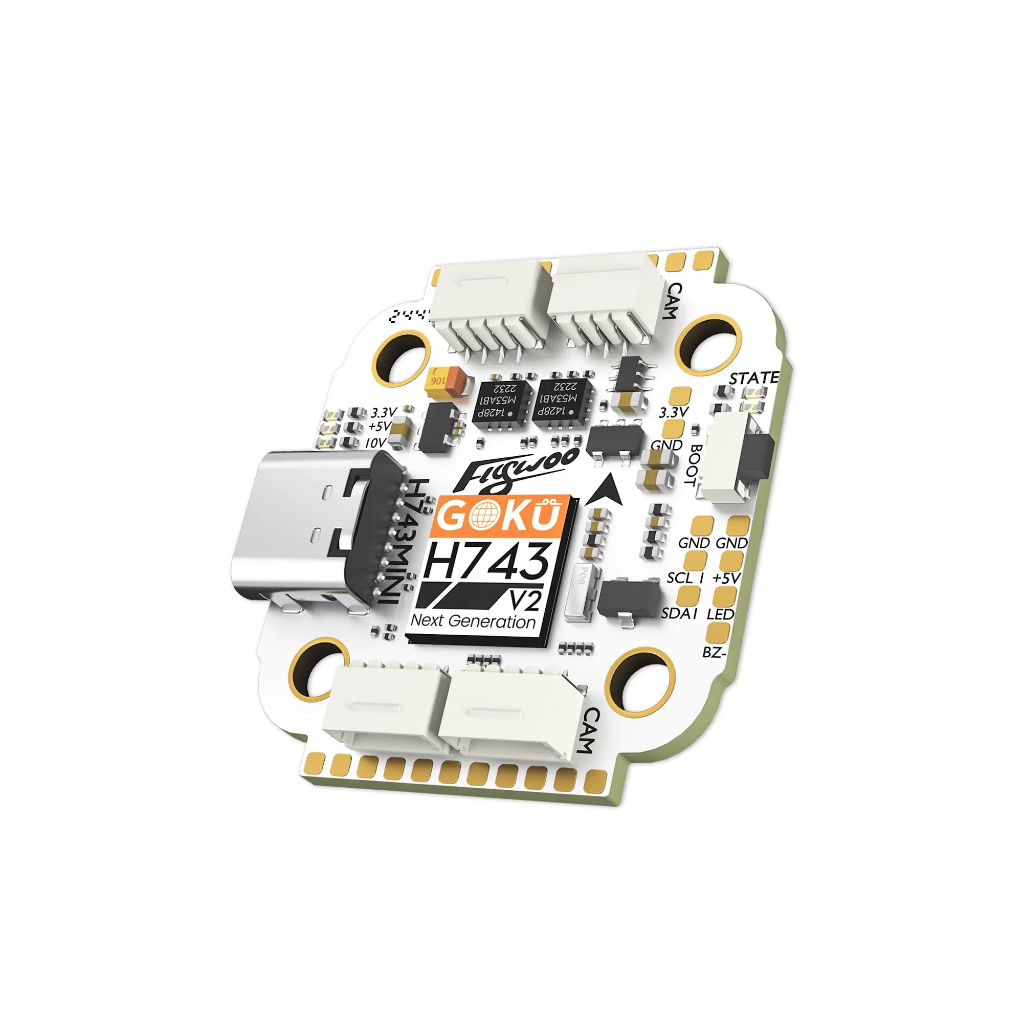 Flywoo 悟空GOKU H743 MINI 45A 32Bit 128K 穿越機飛塔