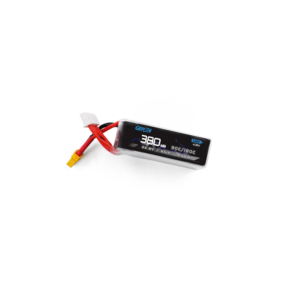 GEPRC 6S 380mAh 90/180C HV 3.8V/4.35V LiHV Battery