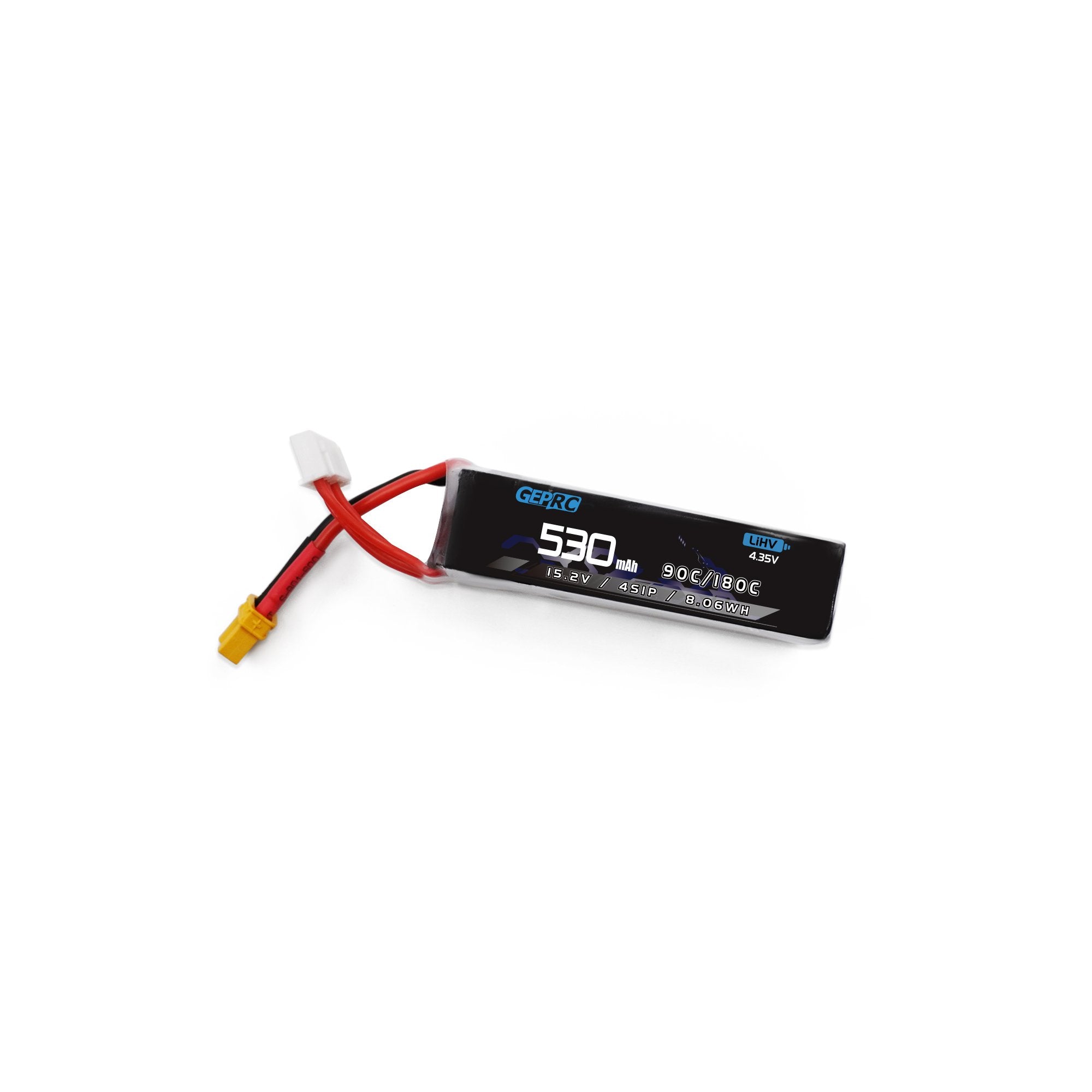 GEPRC 4S 530mAh 90/180C HV 3.8V/4.35V LiHV Battery
