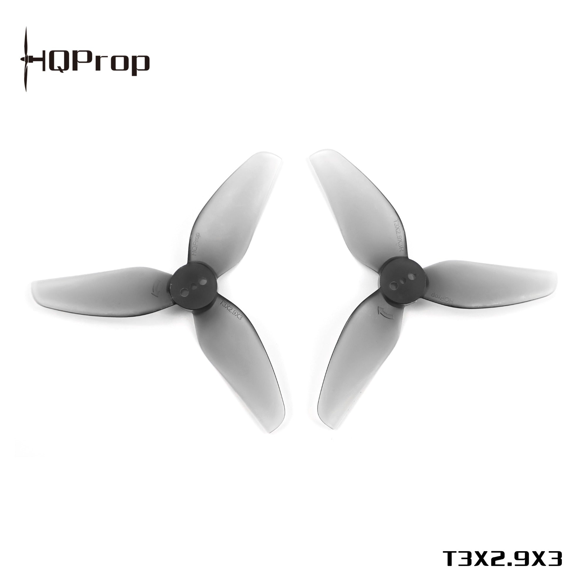HQProp T3X2.9X3 灰色 （2 正＋2 反）-PC 聚碳酸酯｜FPV 螺旋槳