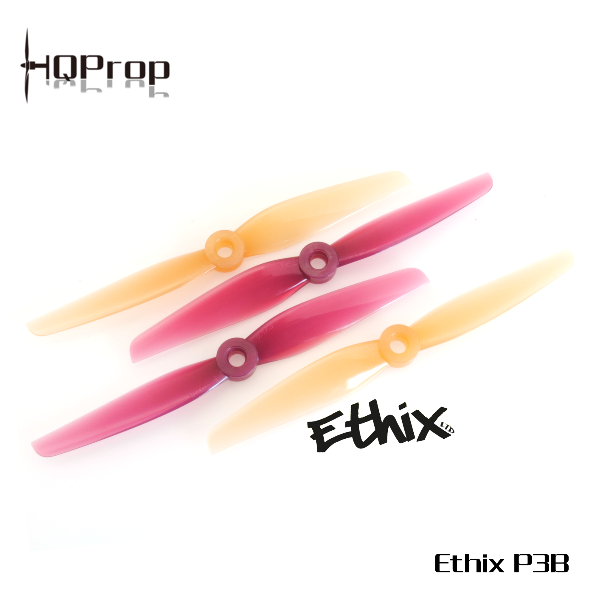 HQProp Ethix P3B Peanut Butter & Jelly 螺旋槳 （2 正＋2 反）-PC 聚碳酸酯｜FPV 螺旋槳