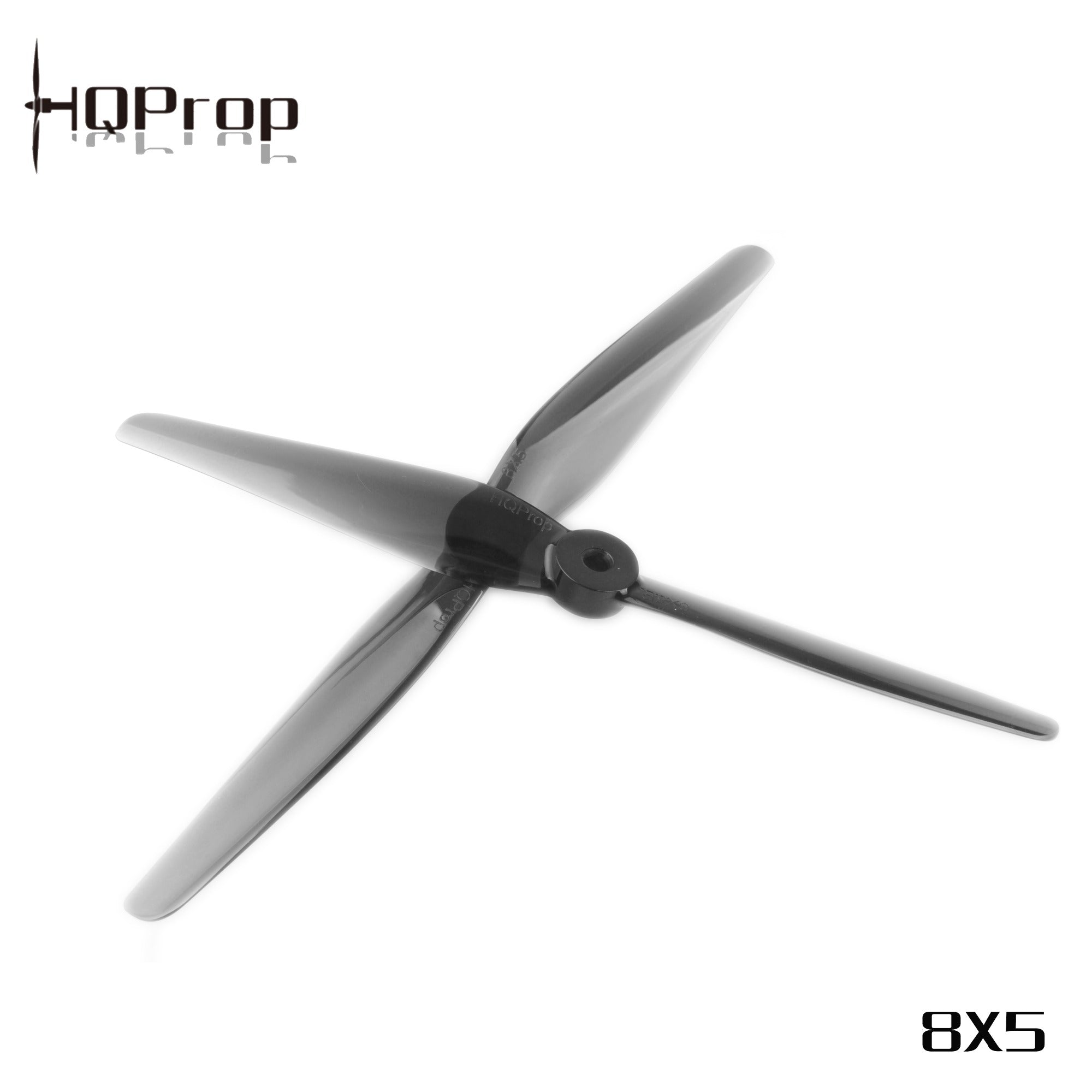 HQProp 8X5 淺灰色 （2 正＋2 反）-PC 聚碳酸酯｜FPV 螺旋槳