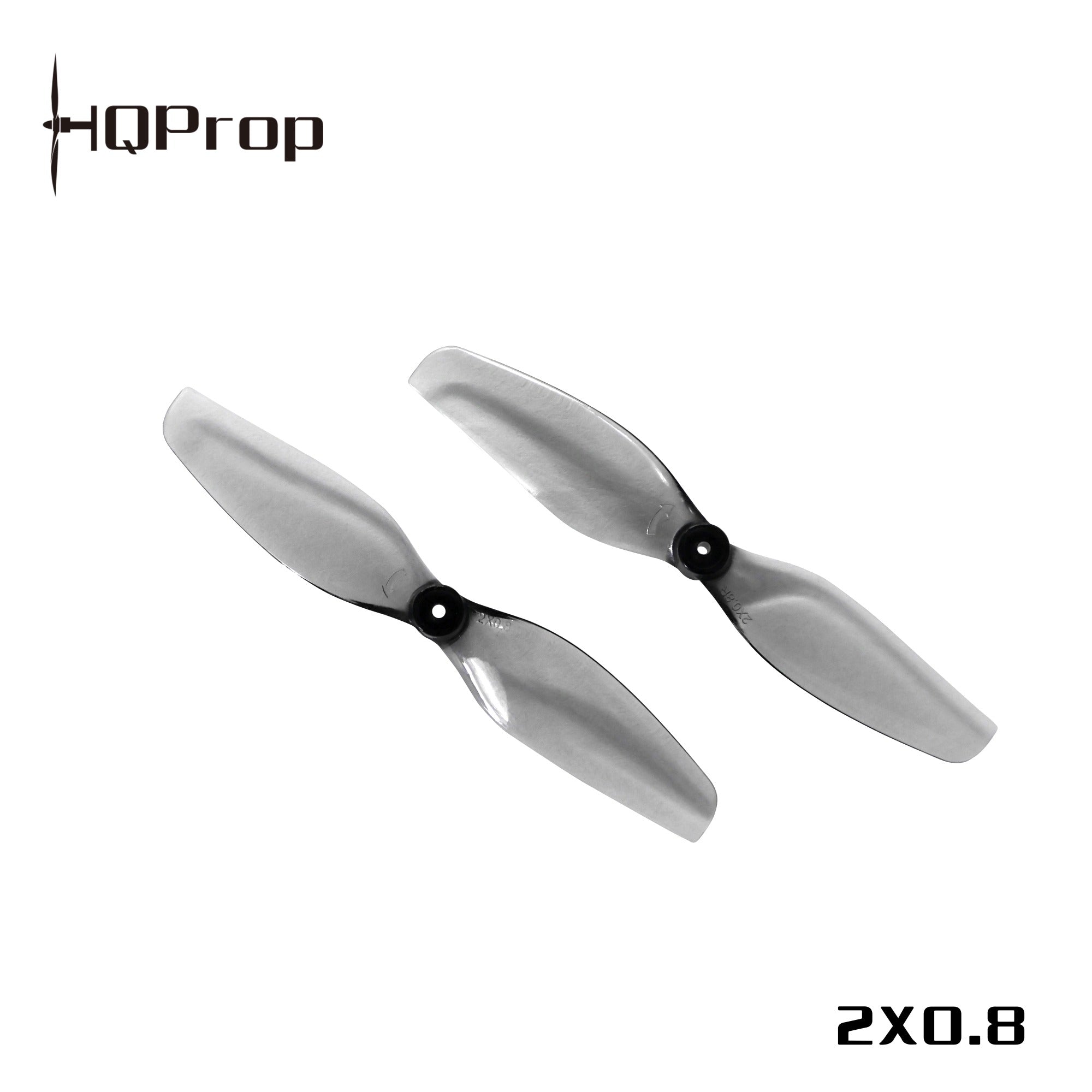 HQProp Ultralight 螺旋槳 2X0.8 (51MM) 灰色（2 正＋2 反）-PC-1MM 軸孔｜FPV 螺旋槳