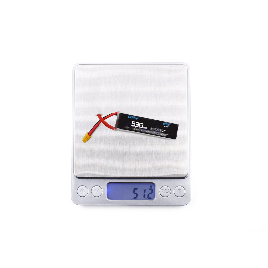 GEPRC 4S 530mAh 90/180C HV 3.8V/4.35V LiHV Battery