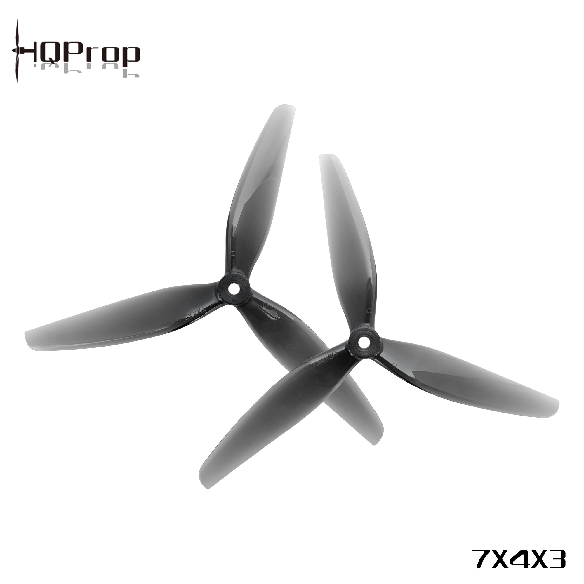 HQProp 7X4X3 淺灰色 （2 正＋2 反）-PC 聚碳酸酯｜FPV 螺旋槳