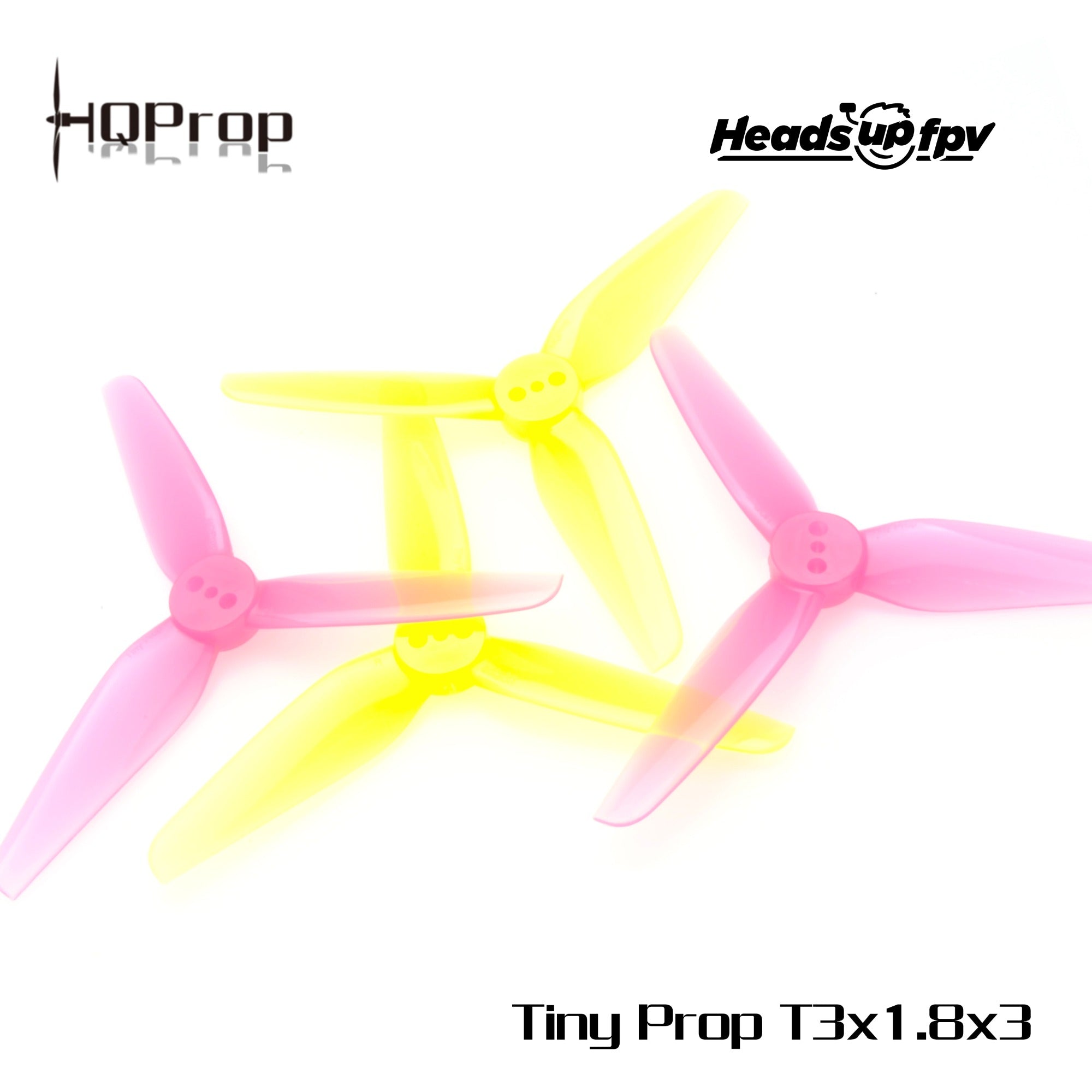 HQProp T3X1.8X3（2 正＋2 反）-PC 聚碳酸酯-1.5MM｜FPV 螺旋槳