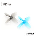 HQProp 微型涵道螺旋槳 31MMX4 （2 正＋2 反）-PC 聚碳酸酯-1MM 軸孔｜FPV 螺旋槳