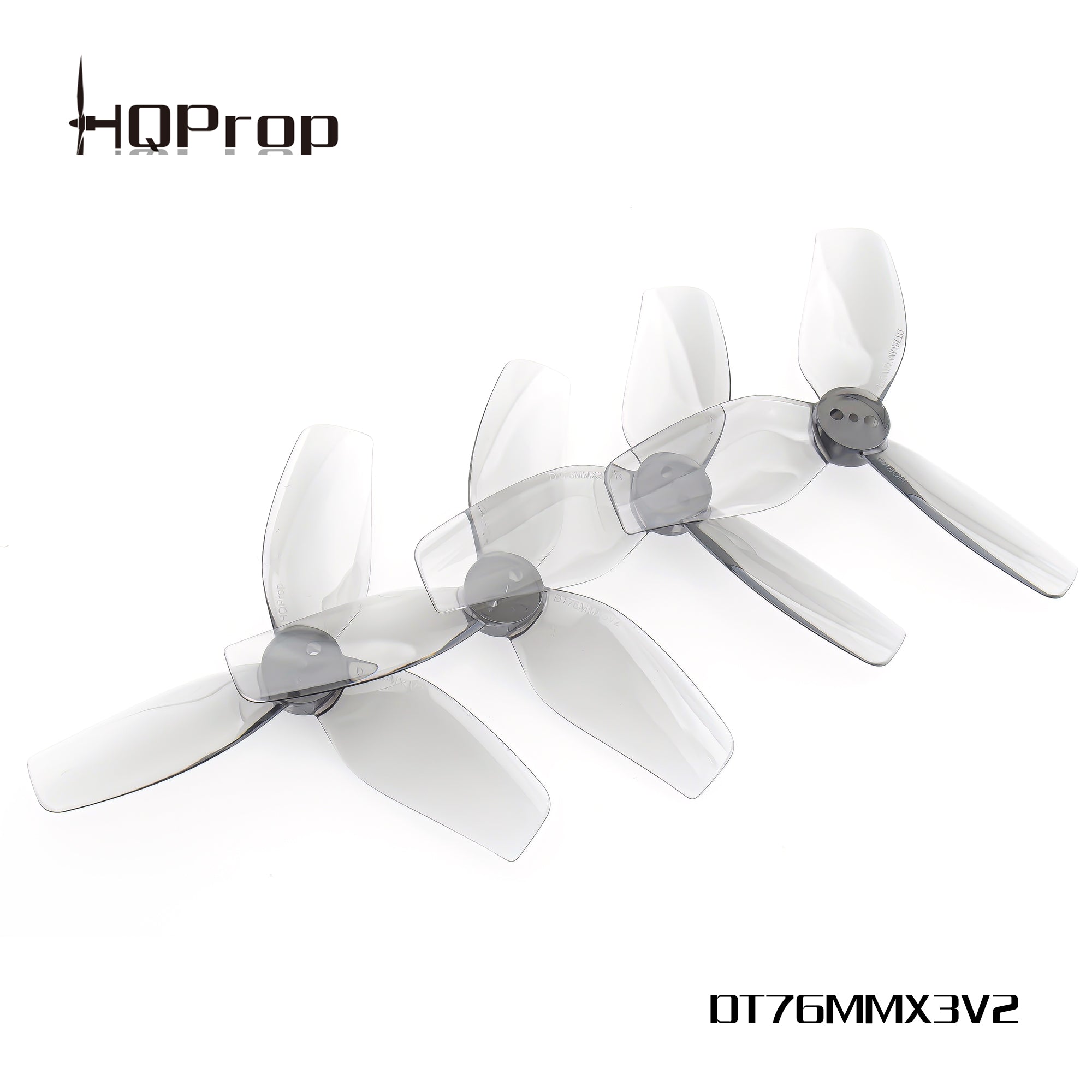 HQProp DT76MMX3 V2 for 涵道穿越機 （2 正＋2 反）-PC 聚碳酸酯｜FPV 螺旋槳