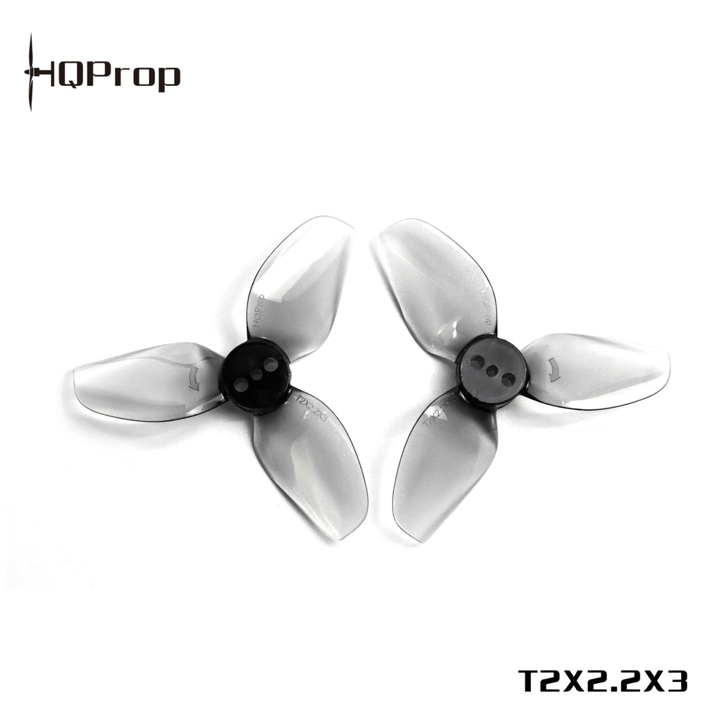 HQProp T2X2.2X3 灰色 （2 正＋2 反）-PC 聚碳酸酯｜FPV 螺旋槳