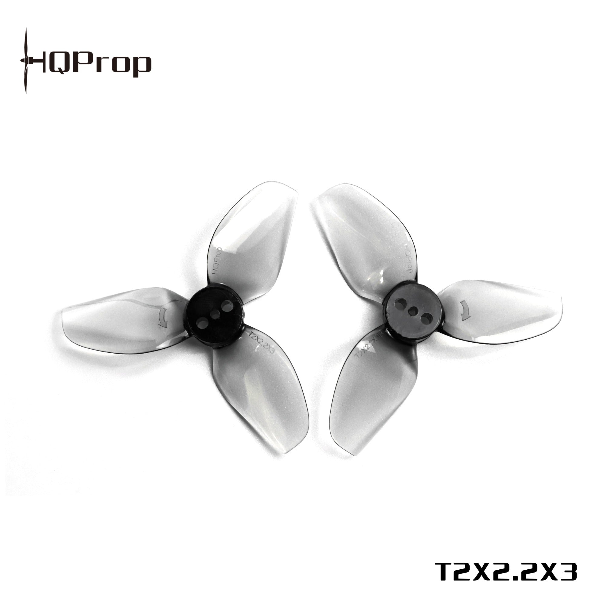 HQProp T2X2.2X3 灰色 （2 正＋2 反）-PC 聚碳酸酯｜FPV 螺旋槳