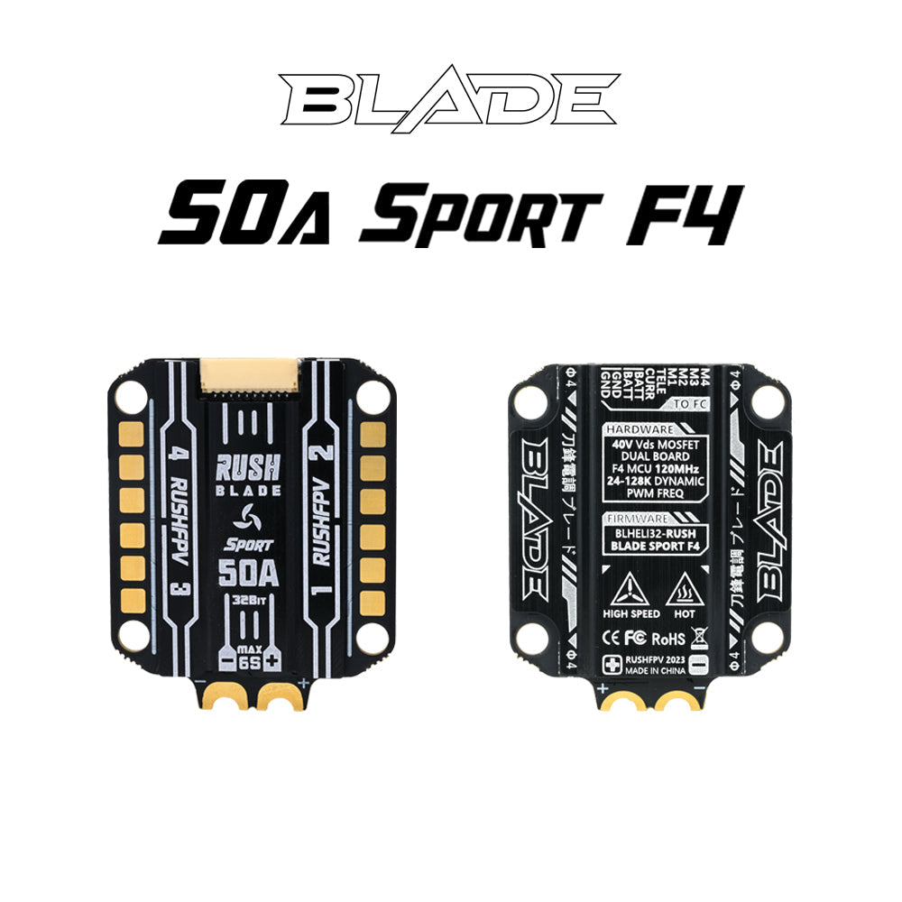 RUSHFPV BLADE 50A SPORT F4｜四合一電子變速器