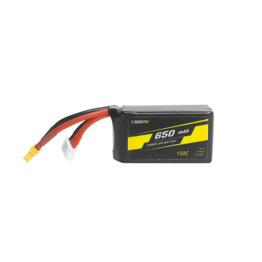 CaddxFPV 650mAh 4S 14.8V 150C FPV Lipo 電池｜FPV 電池與充電配件