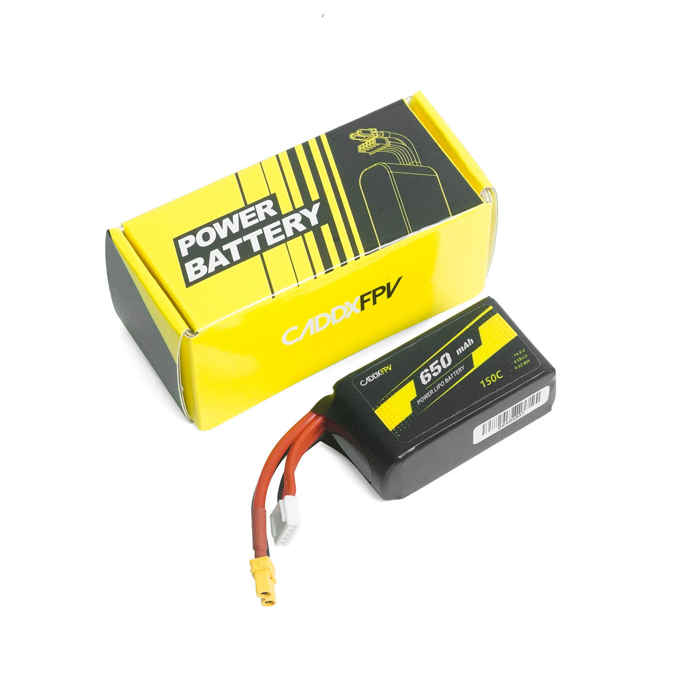 CaddxFPV 650mAh 4S 14.8V 150C FPV Lipo 電池｜FPV 電池與充電配件