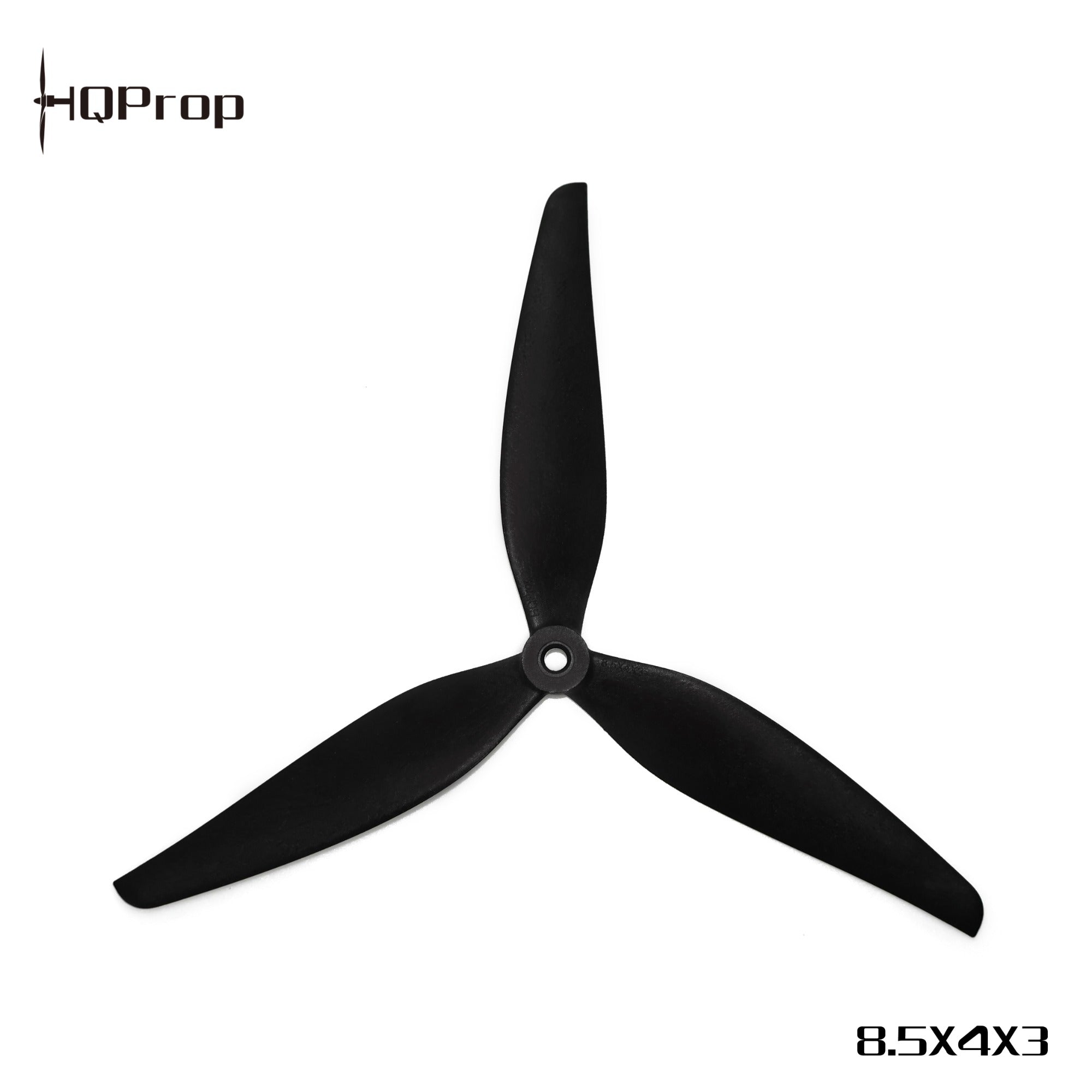 HQProp MacroQuad 螺旋槳 8.5X4X3（2 正＋2 反） 黑色-玻纖強化尼龍｜FPV 螺旋槳