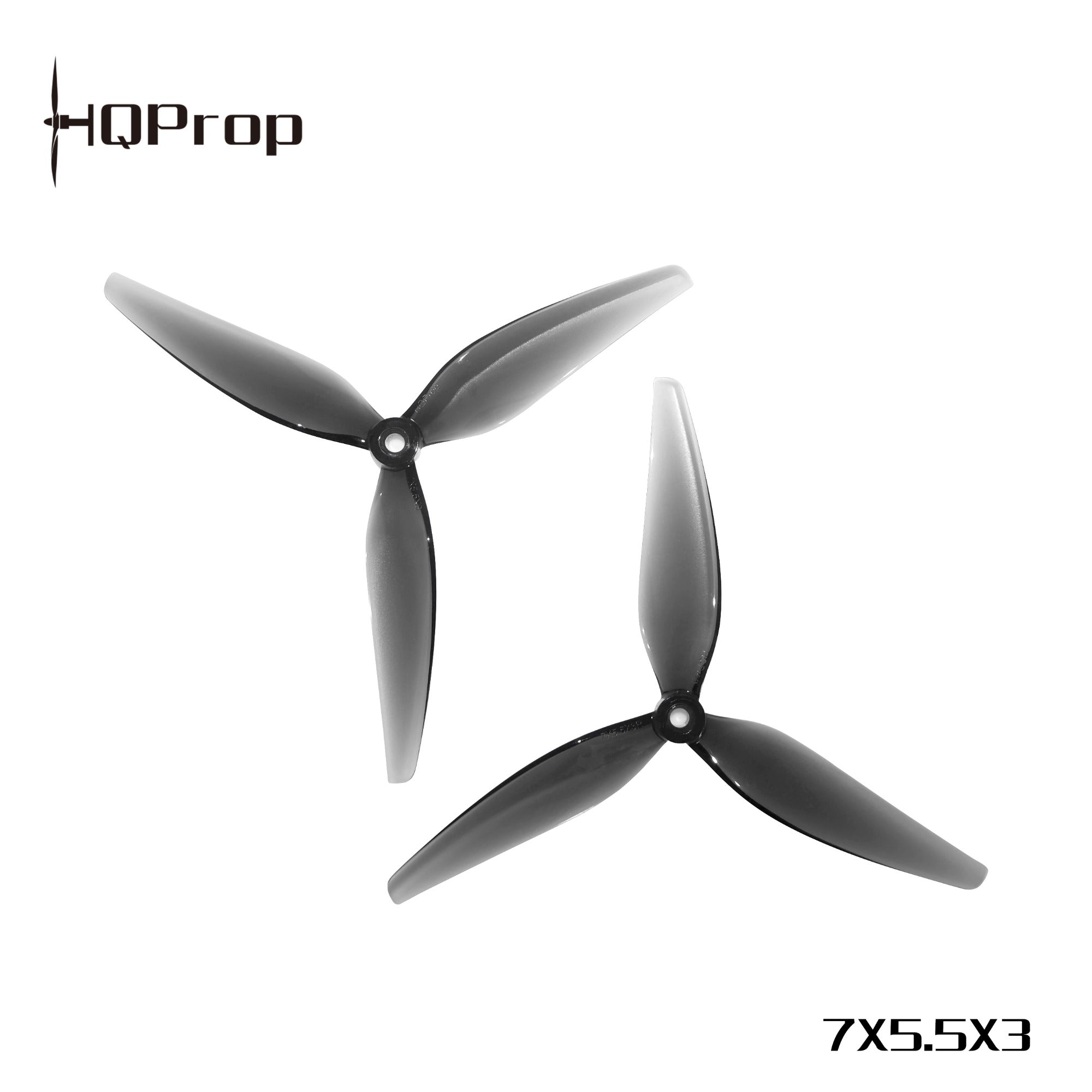 HQProp 7X5.5X3 灰色 （2 正＋2 反）-PC 聚碳酸酯｜FPV 螺旋槳