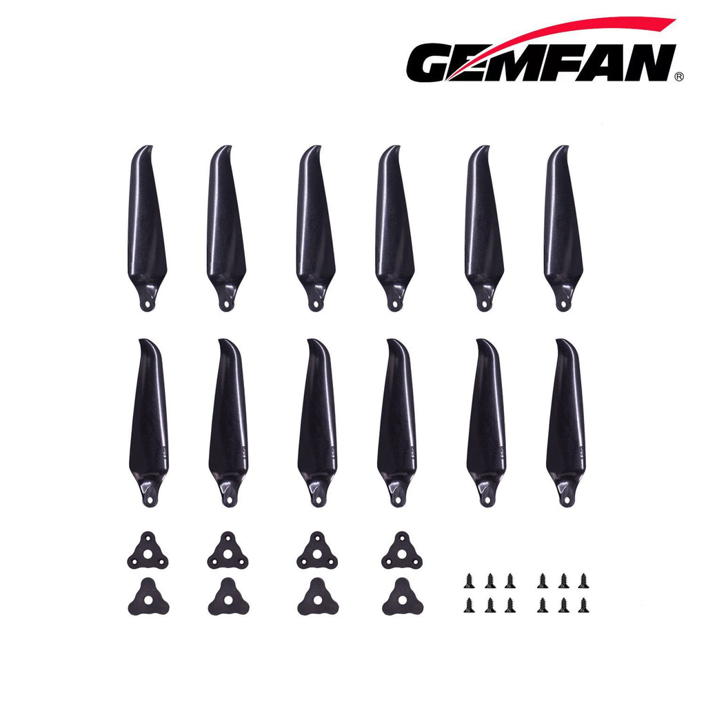 Gemfan 8041F-3 8 吋三葉折疊螺旋槳｜玻纖尼龍