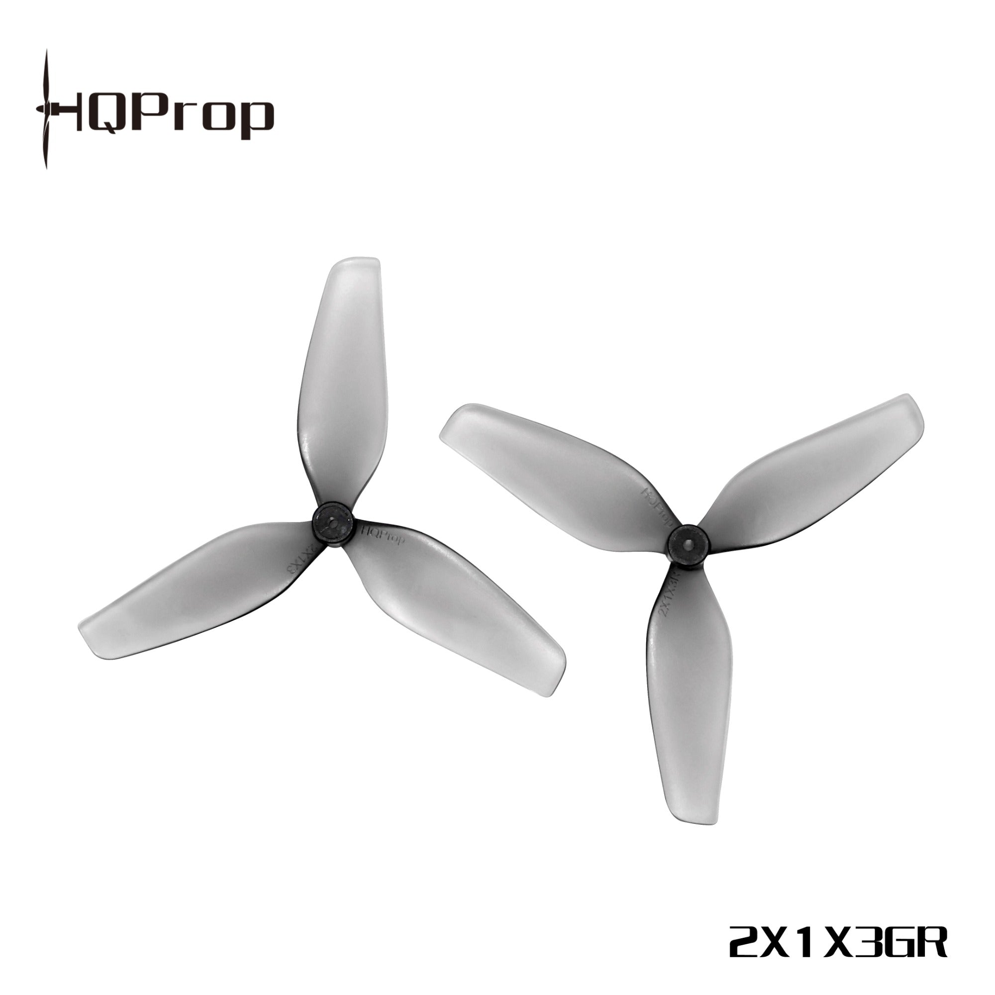 HQProp 2X1X3 （2 正＋2 反）-PC 聚碳酸酯-1.5MM 軸孔｜FPV 螺旋槳
