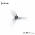 HQProp 超輕量微型涵道螺旋槳 31MMX3(1.2X1.1X3) （2 正＋2 反）-PC-0.8MM 軸孔｜FPV 螺旋槳